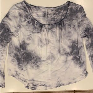 American Eagle Soft & Sexy Tie Dye Blouse